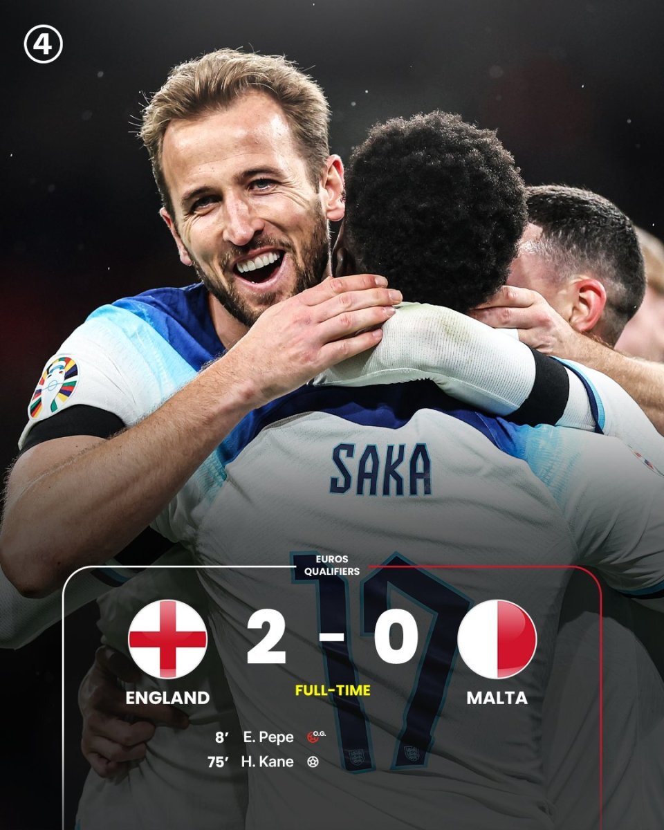 英格兰客场大胜成功晋级欧洲杯资格赛 英格兰客场大胜成功晋级欧洲杯资格赛